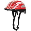 NULYLU Casco da Ciclismo per Ragazzo Ragazza Rosso in Plastica, 1 Pezzo