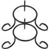 POPETPOP 2 Pezzi Supporto per Palloni Sportivi in Acciaio Inossidabile Nero, Espositore Multipurpose per Basket e Calcio Design Semplice e Delicato, per Casa