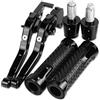 Generic Freni a Tamburo per Moto, Leve Freno e Frizione in Alluminio, manopole per Manubrio, terminali per BMW, HP2, Megamoto 2006-2009, Leve con Serbatoio, robuste