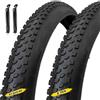 WEISHIDAI 2PC 27.5x2.60 Pneumatico Bici | Battistrada Blocco 27.5 Pollici MTB BMX
