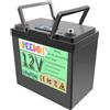 FREEDOH Batteria al Litio Ferro fosfato 12V 90Ah 100Ah LiFePO4