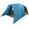 GFMGUEMV Tenda a cupola in taffetà impermeabile con parapioggia rimovibile, blu, 455 x 252 x 178 cm, con porta con cerniera, finestra di ventilazione, ganci per illuminazione, tiranti