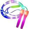 Generic Salto con la Corda Multicolore Antiscivolo Ammortizzante Resistente | Corda per Saltare con LED Colorate Attrezzatura Fitness Interni Esterni Casa Bambini Ragazzi Ragazze Adulti