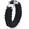 LABRIMP Chiusura a U in Acciaio Inossidabile per Corda Paracord, Nero, Resistente Fino a 190kg, per Campeggio e Caccia Colore Casuale