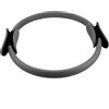 Generic Anello da pilates, anello fitness Magic Circle 38 cm Dual Grip Yoga anello resistenza cerchio per cosce e gambe fitness grigio