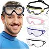 Dazhua Occhialini da nuoto antiappannamento for adulti Snorkeling Immersioni(Black)