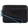 PIQUADRO Pochette Blue Square colore nero