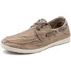 Natural World Eco, Scarpe 303E, da Uomo, 100% Ecologiche | Zapatos nauticos de lona para hombre con suela de caucho