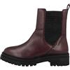 Geox D Iridea D, Stivaletti Donna, Rosso/Nero (Bordeaux/Black), 36 EU