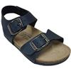 Goldstar, sandalo bambino, doppia fascia regolabile (Blu, Sistema Taglie Calzature EU, Bimbo (0-5 anni), Numero, Media, 21)