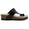 Melluso Ciabatta Infradito con Zeppa in Sughero 018140q Comfort e Stile in camoscio Nero 41