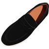 Générique Scarpe da uomo Mocassini casual da uomo comode da indossare suola morbida traspirante ideale per camminare lavoro non slip, Le Noir, 39 EU