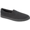 Urban Jacks Scarpe da uomo in tela con rete, modello espadrillas, con lacci o senza, stile casual, basse, misure 40-47, Nero , 44 EU