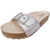 Gelattto Ciabatte Woodstock, Sandali con Suola in Gel, Morbidi ed Eleganti (SILVER, Sistema Taglie Calzature EU, Adulto, Donna, Numero (range), Media, 35, 36)