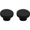 Generico Cappuccio joystick per Legion go s Console da gioco Anti-allentamento Impugnature per stick per il pollice Coperchio protettivo Sostituzione Riparazione Modifiche Sostituzio (black)