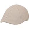Riki Browns Coppola Uomo Estiva in Cotone Leggero - Berretto Stile Inglese a 6 Spicchi con Visiera Corta ed Elastico - Taglie 56, 58, 60 - Disponibile in Beige o Blu