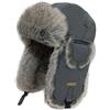 HEYANN Uschanka Trapper Russo Cappello Invernale Unisex da Aviatore in Pelliccia per Adulti, Grigio, S/M