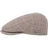 Melegari Berretto Piatto Cuneo | Puro Cotone | Fodera di Puro Cotone Leggero | Tascabile | Primavera Estate | Made in Italy (58, Marrone Chiaro)
