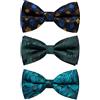 YourTies 3 papillon da uomo prelegato papillon paisley a pois a righe papillon formale business smoking festa di nozze ballo, verde acqua, Taglia unica