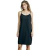 BEAUTELICATE Sottoveste Donna Cotone Lavato Cort Antistatico Abitino Sottoveste Sottogonna Loose Fit per Abiti Camicia da Notte Pigiama Intimo Estiva Nero, L