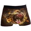 Lawenp Cat Boxer da Uomo Intimo Boxer Elasticizzati Traspiranti con Piccole Tasche Regali S-XXL