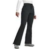 baleaf Pantaloni da trekking termici da donna, pantaloni softshell, impermeabili, antivento, pantaloni da esterno, pantaloni da sci, pantaloni da sci invernali, Nero , XL