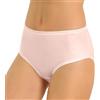 JADEA Slip Donna Offerta 6 e 12 Pezzi, Slip Donna in Cotone BIELASTICO Slip Midi 8023509 (6 Pezzi Cipria, 3)