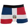 Lawenp Dominican Republic Flag Boxer da Uomo Intimo Boxer Elasticizzati Traspiranti con Piccole Tasche Regali S-XXL