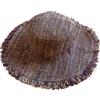 manakamana Cappello da sole in canapa con filo a tesa larga taglie M/L/XXL agricoltori, canapa grezza naturale paglia cappello estivo hippie