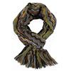 Rotfuchs Sciarpa Sciarpa soffice Sciarpa lavorata a maglia Sciarpa raschel Zigzag trendy ocra multicolore 100% lana (merino) R-133 (55 x 200 cm, verde grigio)