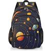 Mexpekil Universe Planets Solar System Zaino per la scuola per ragazzi ragazze bambini zaini per laptop libro zaino casual zaino per donne uomini