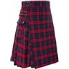 Modaworld Gonna da Uomo Scozzese Scottish Skirt Uomo Scottish Mens Solid Classic Retro Traditional Medieval personalità Scottish Gonne