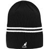 Kangol Berretto Beanie Service-K Rib Short Donna/Uomo - Docker con Risvolto Autunno Estate Primavera Inverno Estate/Inverno - Taglia Unica Nero