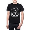 Erido The 100 - May We Meet Again Uomo Girocollo T-Shirt Nero Maniche Corte Dimensioni M Men's Black Medium Size M