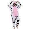 Xinlong Panda Pigiama Intero Inverno Animali Costume Cosplay Halloween Carnevale Donna Adulto Party Jumpsuit Pajama Camicie da Notte Monopezzo Unisex