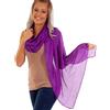 DOLCE ABBRACCIO by RiemTEX® Sciarpa da donna PRIMA DONNA stola, foulard in seta selvatica, foulard in 31 colori in tinta unita