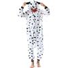 Simzoo Pigiama Intero Animali Unisex Kigurumi Adulto Carnevale Onesie Cosplay Halloween Costume per Donna Uomo Sleepwear