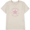 Converse Dissected Ctp Classic T-Shirt per Bambine Natural Ivory/Lotus Pink 4/5 Anni