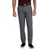 Haggar Men's Cool Right Performance Flex Solid Straight Fit Flat Front Pant