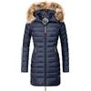 Marikoo Rose Cappotto invernale da donna Blu 3XL