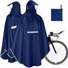NEWIROVE Mantella Antipioggia Ciclismo Leggero Impermeabile Poncho Bicicletta Portatile Poncho Bicicletta Unisex Impermeabile Bici Riflettente Per Bici Elettriche Moto