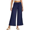 Willit Pantaloni da donna a gamba larga, UPF 50+, da spiaggia, leggeri, da viaggio, ad asciugatura rapida, protezione solare