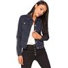 Nina Carter J212 - Giacca in jeans slim da donna - Giacca stretch, colorata, con colletto Kent, tasche - Per la primavera, l'estate, la mezza stagione, XL