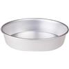 Baldassare Agnelli Pentole Agnelli Linea Pasticceria e Pizza Tortiera Conica in Alluminio con Orlo (H 6 cm), Argento, 18 cm