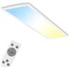 BRILONER — Lampadario led soffitto, 100x25x6cm (LxPxA), Plafoniera led soffitto, pannello LED dimmerabile, controllo della temperatura del colore, telecomando incluso, 24W, 2.600 lumen, bianco