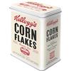 Nostalgic-Art Contenitori di Latta retrò L, Kellogg's - Corn Flakes Package - Idea Regalo per la Cucina, Grande Scatola da caffè, Design Vintage, 3 l