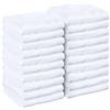 SOFT TEXTILES Asciugamani per trattamenti per il viso, colore bianco, asciugamani da salone, asciugamani per le mani, asciugamani per il viso per estetiste morbidi/Toallas para Salon De Belleza/40,6 x