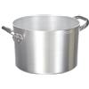 Baldassare Agnelli Pentole Agnelli ALMA104B24 Casseruola Altissima in Alluminio con 2 Maniglie in Acciaio, Alluminio Professionale 3mm, 24 cm