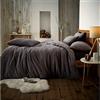 GC GAVENO CAVAILIA Set copripiumino singolo in pile, soffice set di biancheria da letto con federe, antracite