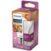 PHILIPS LED Lampadina Smerigliata a Goccia, 60W, E27, Luce Bianca Calda, Dimmerabile